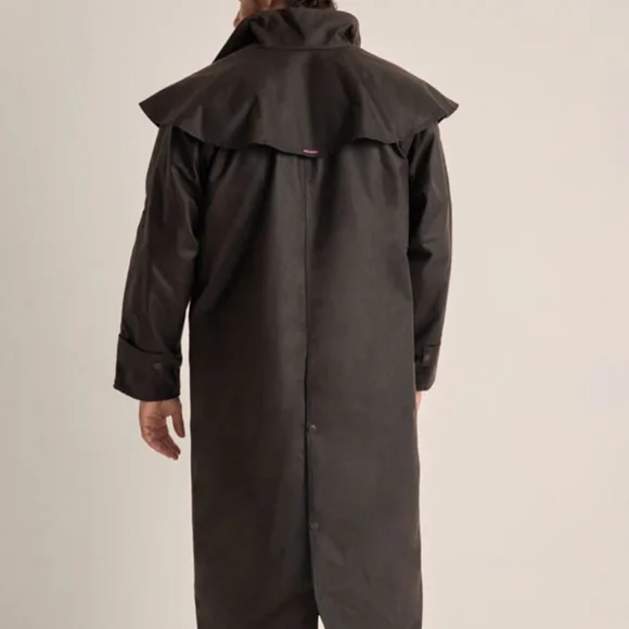 Driza-Bone Vintage Rider Weighted Oilskin Made In Australia 100% Cotton Medium - Picture 8 of 16